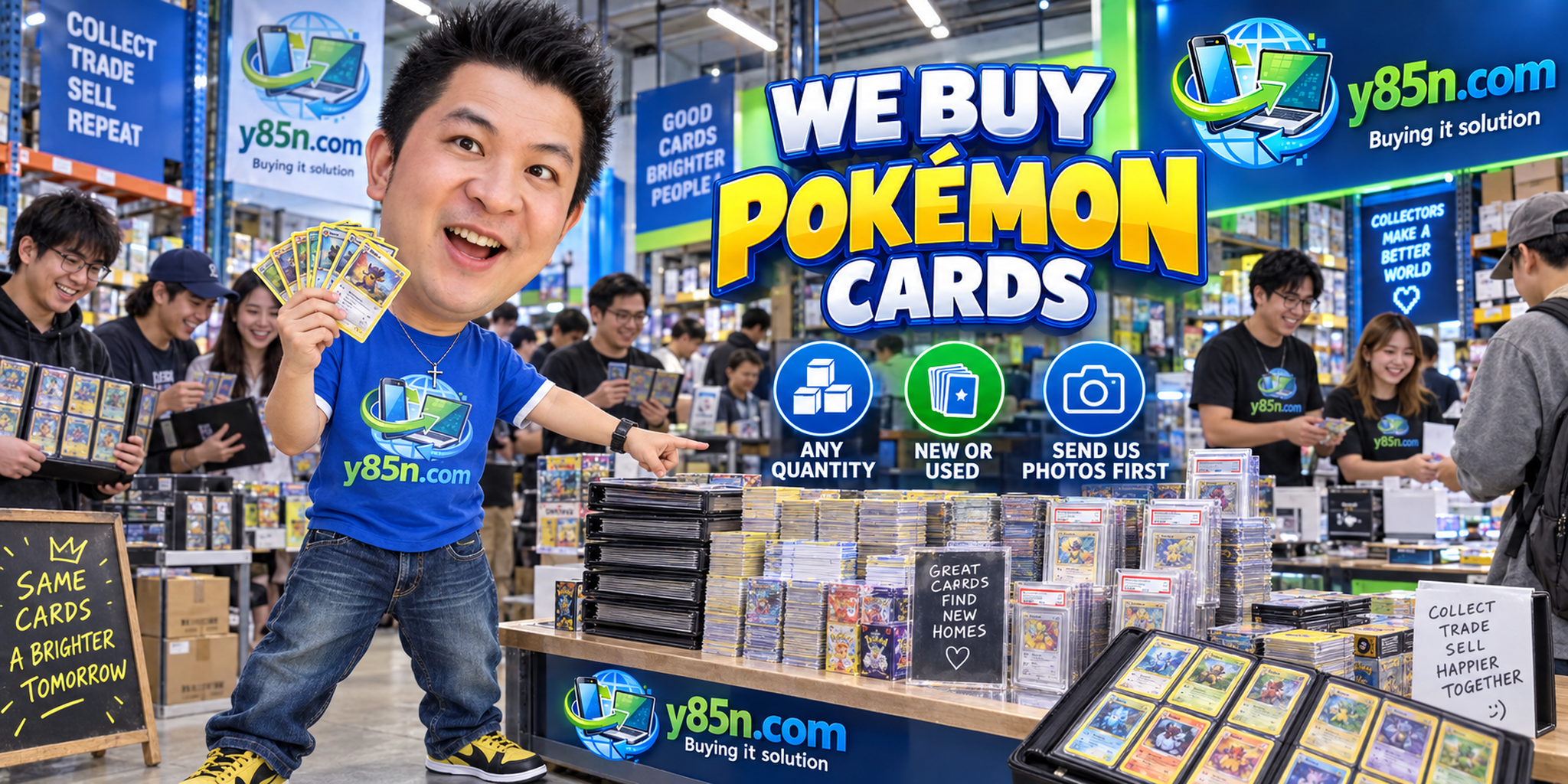 Y85N.com Pokémon card contact and submission visual