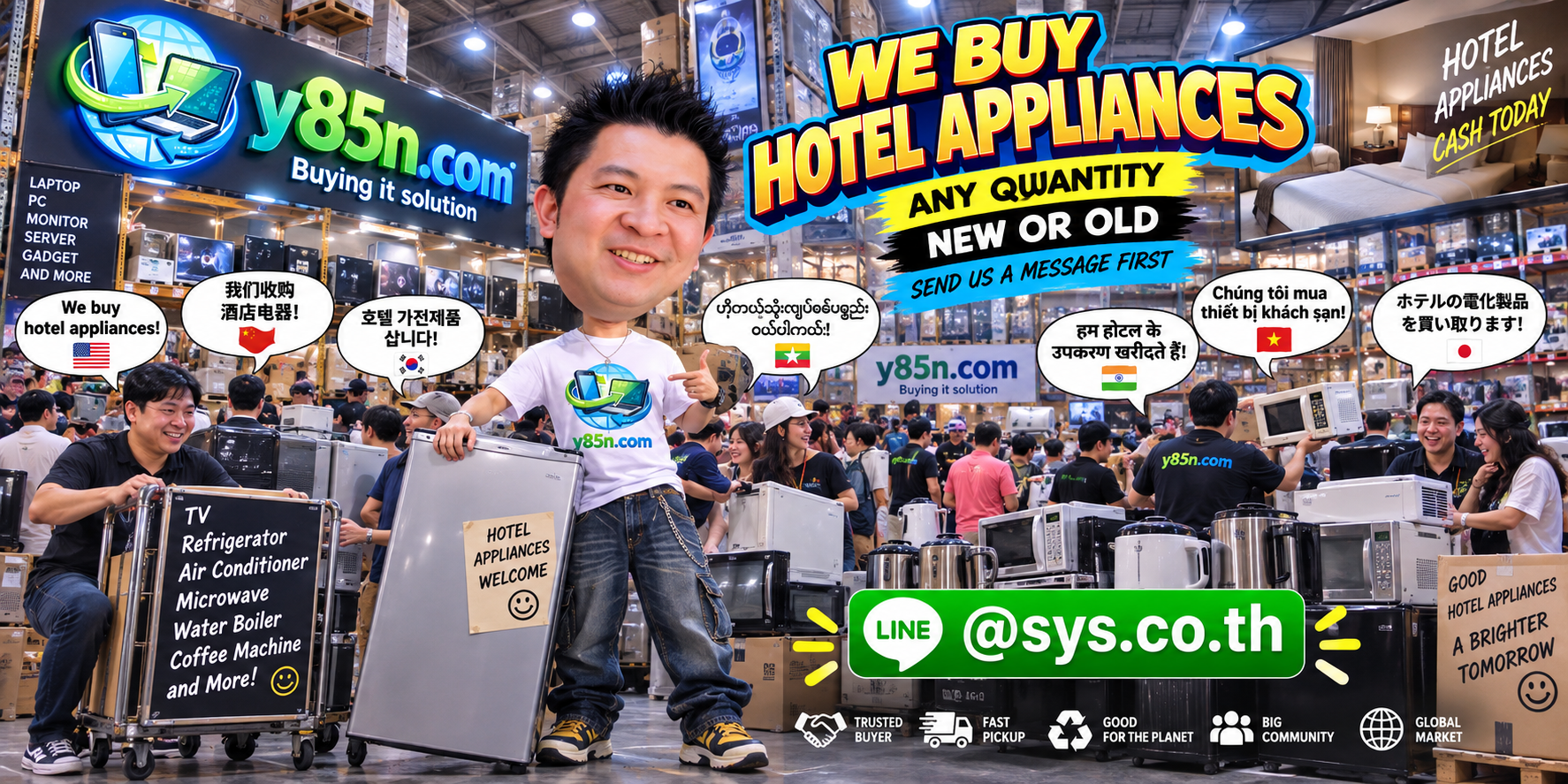 Y85N.com hotel appliance service visual