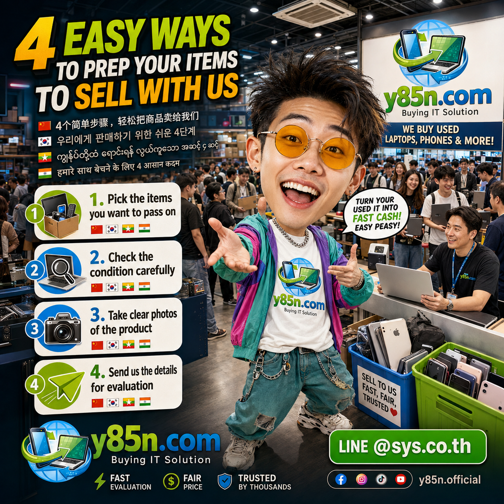 Four easy steps to prepare a MacBook Pro 2018 before selling to Y85N.com