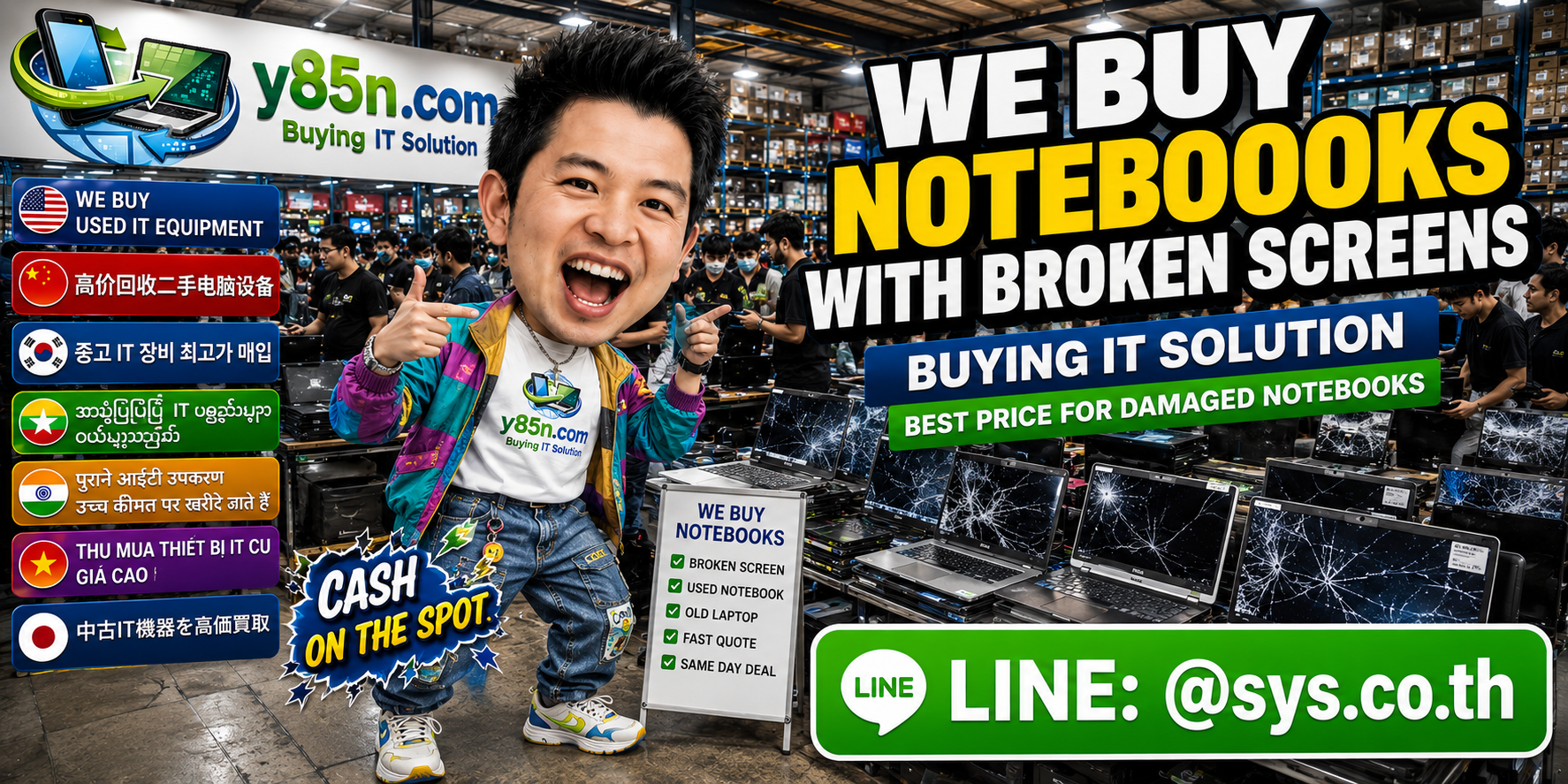 Y85N.com direct Apple iMac and IT buying concept in Thailand