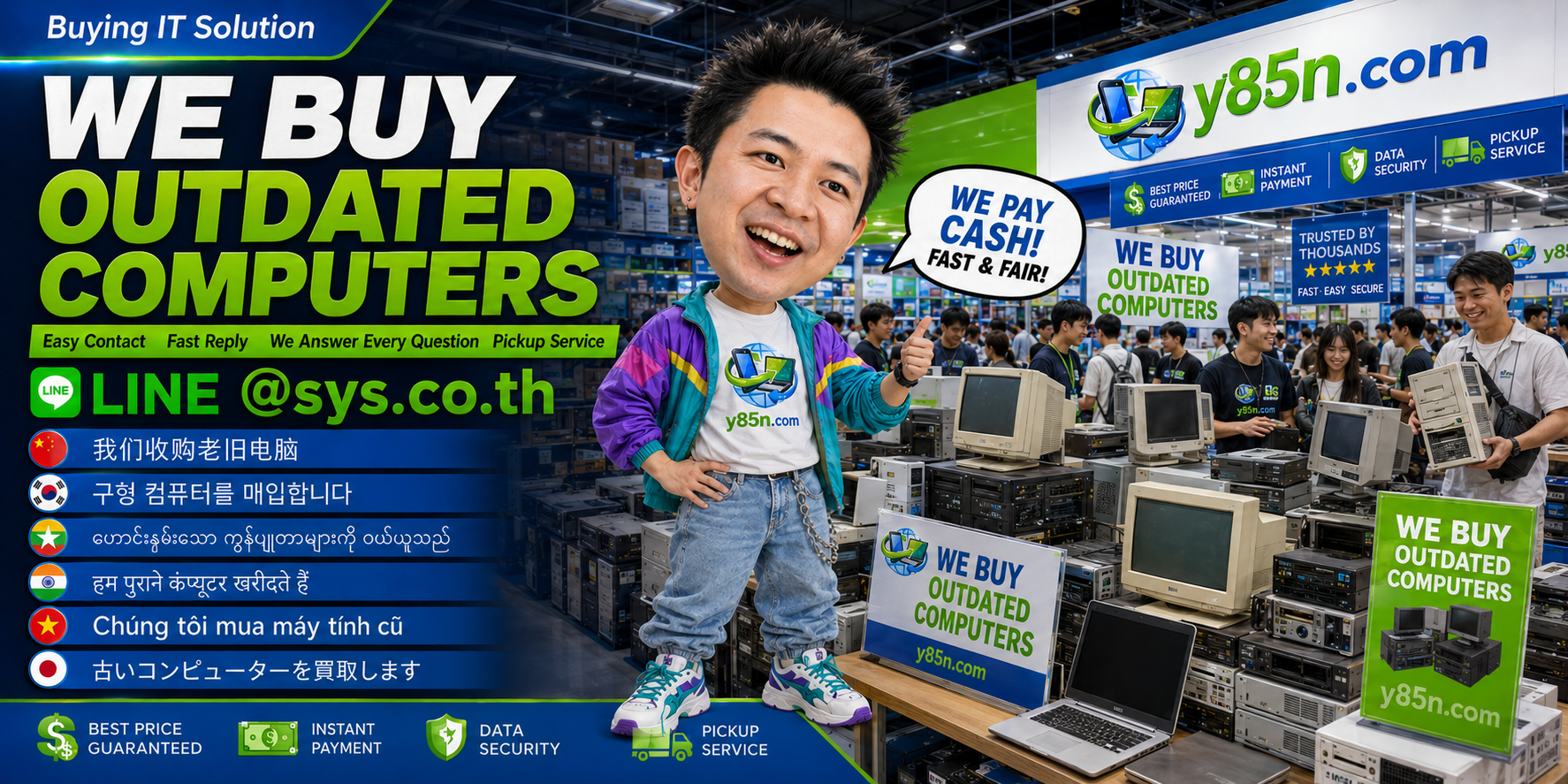 LINE contact banner for Y85N.com Mac mini buying